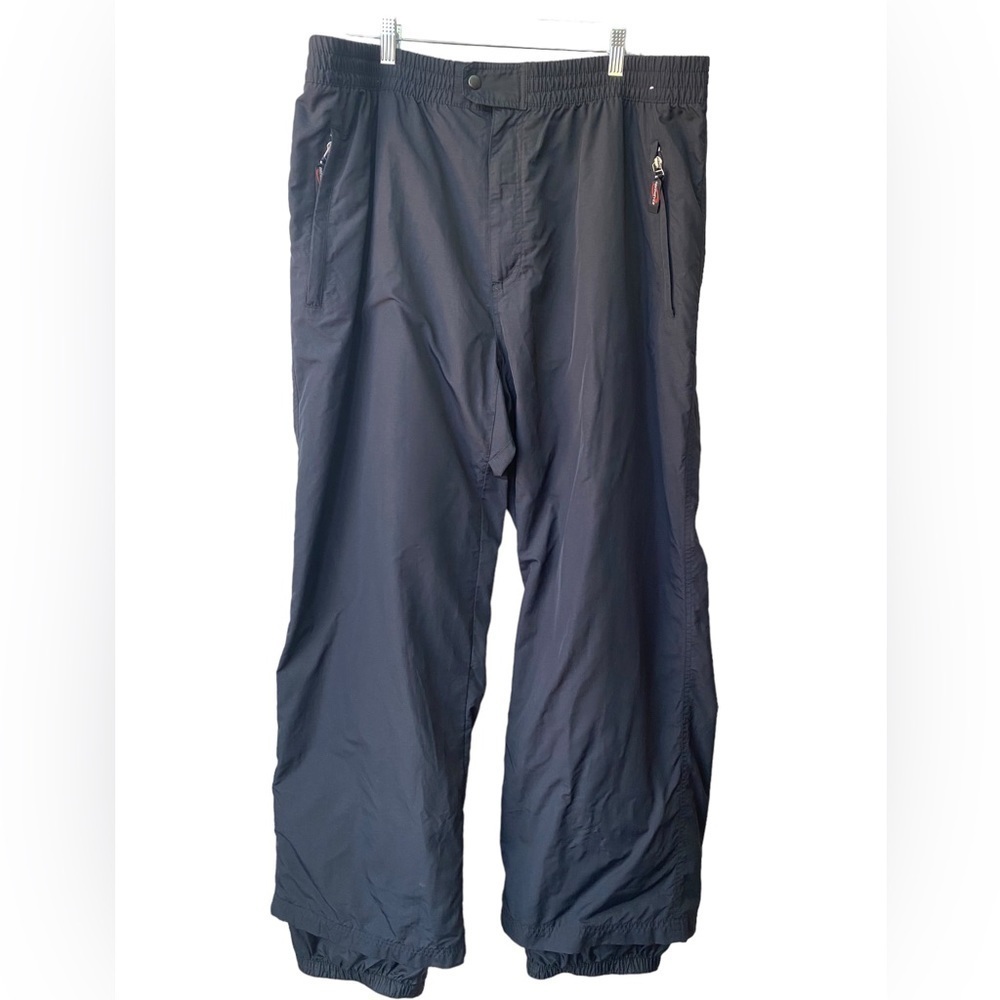 Vintage Obermeyer Mens Baggy Ski Snowboard Pants 2X Nylon Water Resistant Black